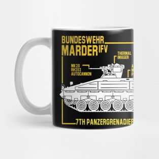 Bundeswehr Marder IFV Panzergrenadier Tank Mug